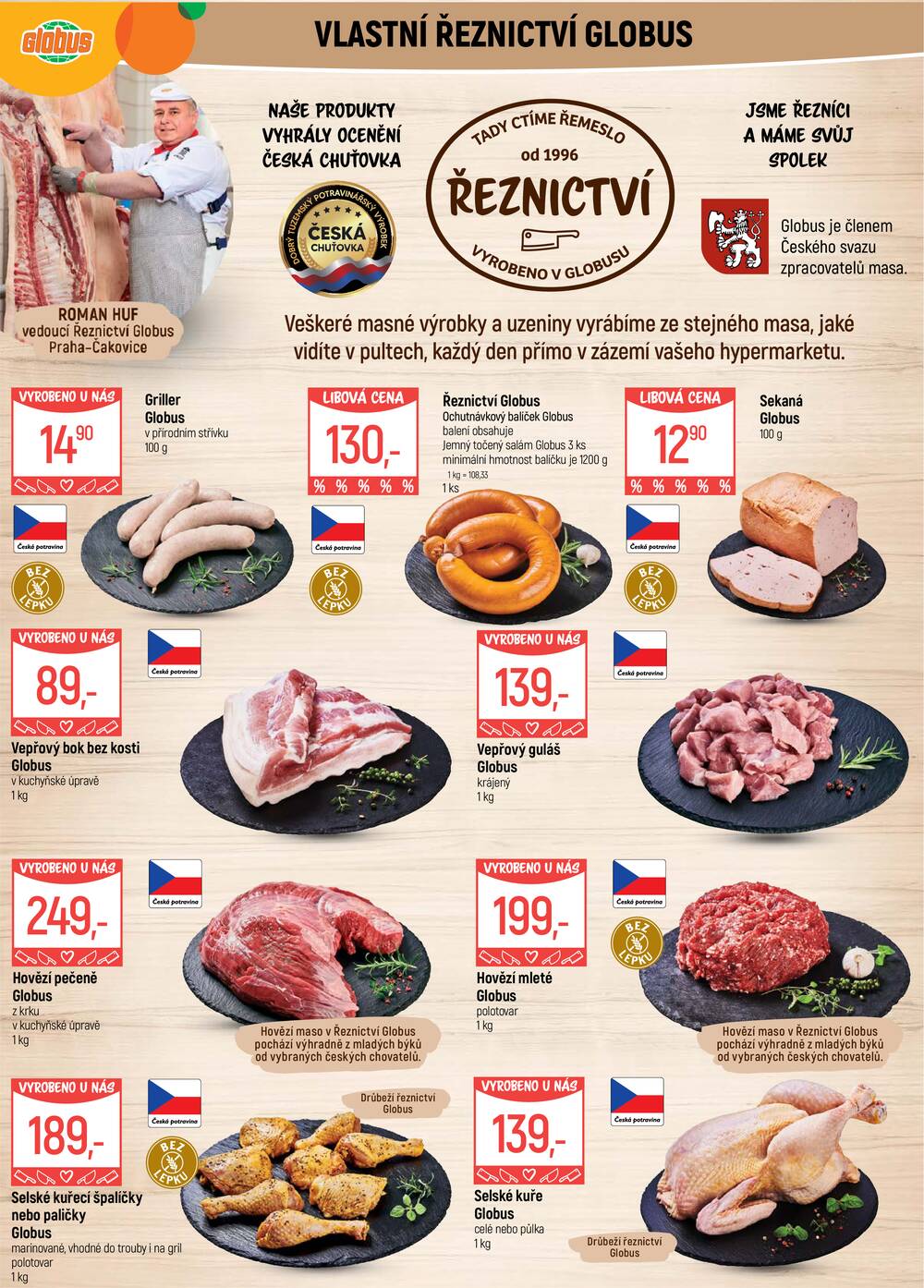 Akční leták Globus 19.8. - 25.8.2026 - Globus Praha - Čakovice
