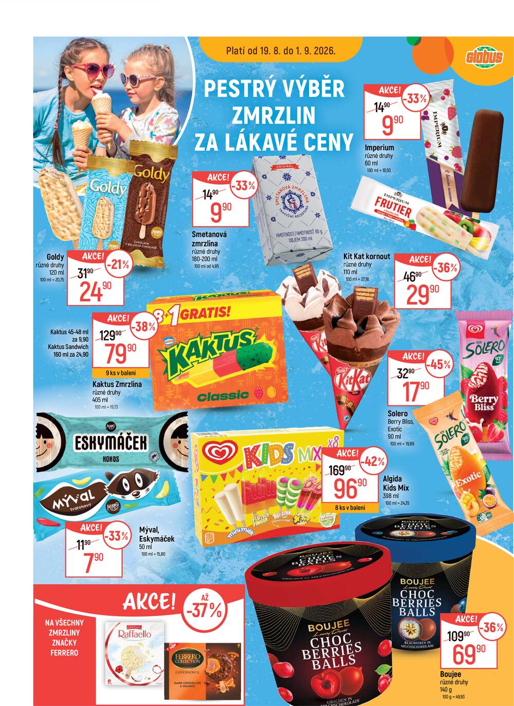 Akční leták Globus 19.8. - 25.8.2026 - Globus Havířov