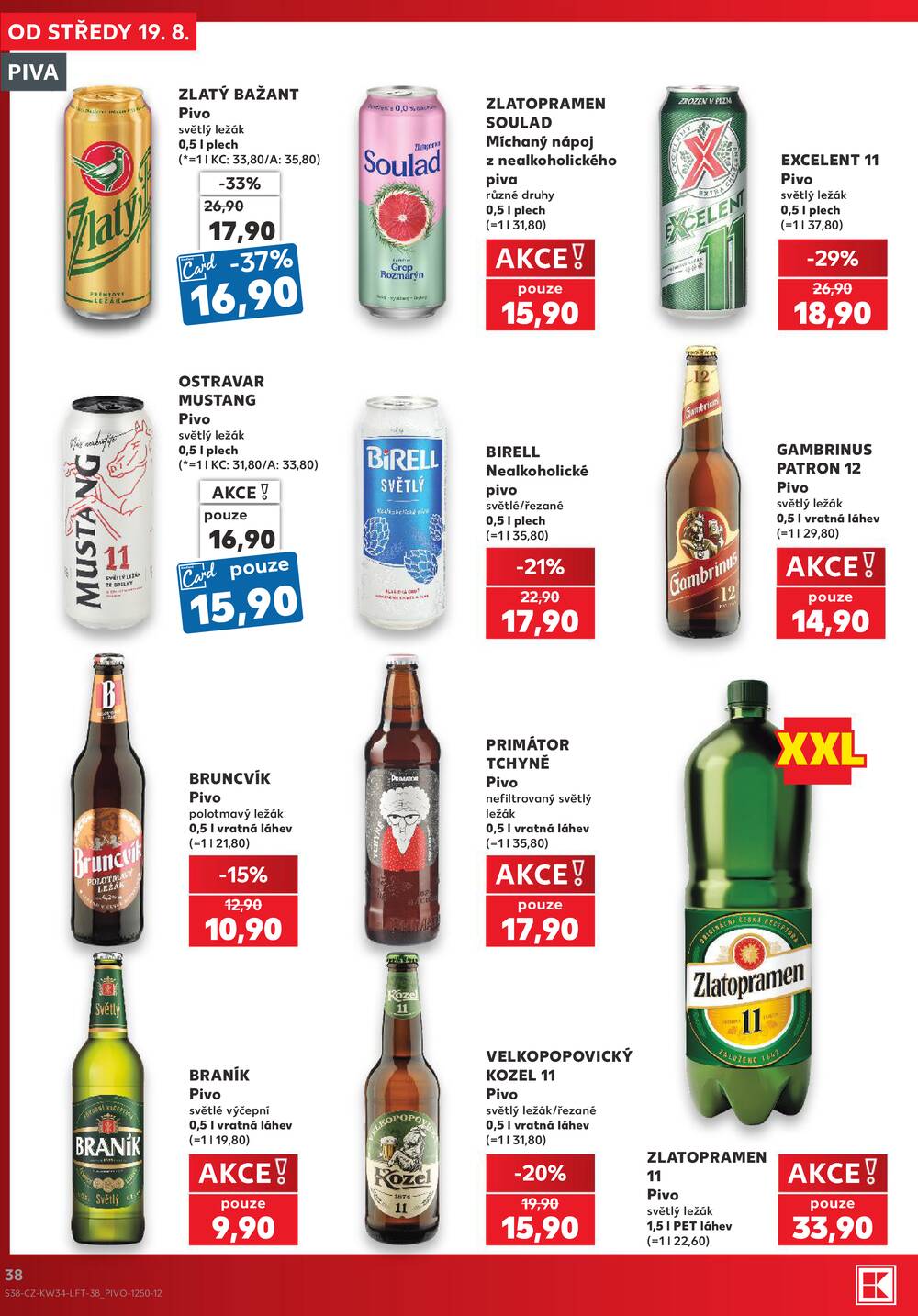 Kaufland 19.8. - 25.8. - Kaufland - Čáslav