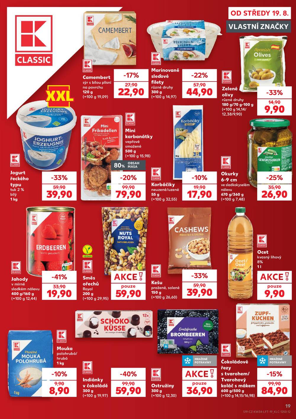 Kaufland 19.8. - 25.8. - Kaufland - Prostějov (Olomoucká)