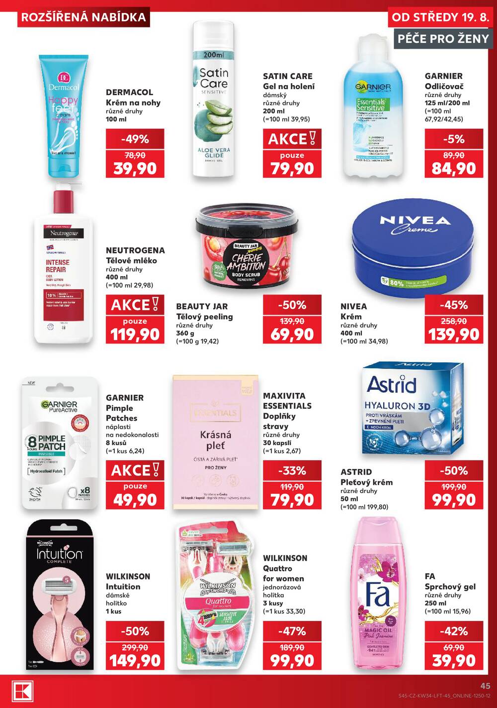 Kaufland 19.8. - 25.8. - Kaufland - Prostějov (Olomoucká)