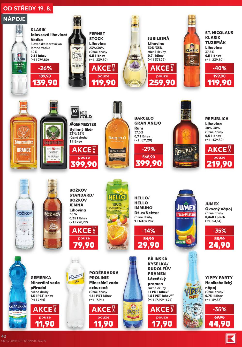 Kaufland 19.8. - 25.8. - Kaufland - Litvínov