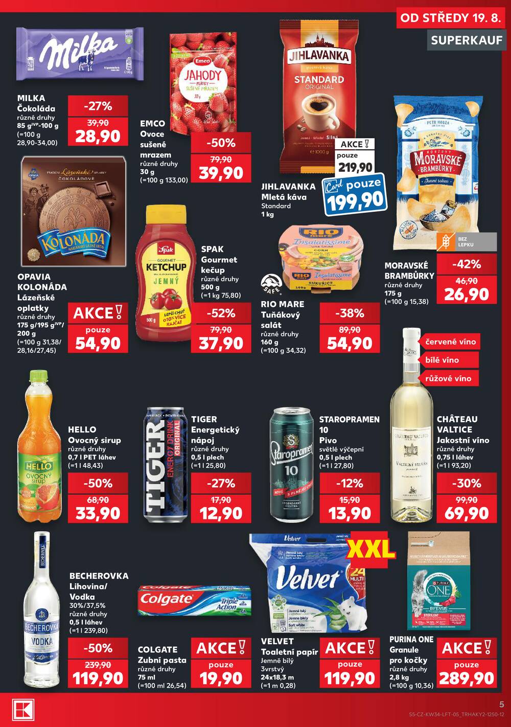 Kaufland 19.8. - 25.8. - Kaufland - Lanškroun