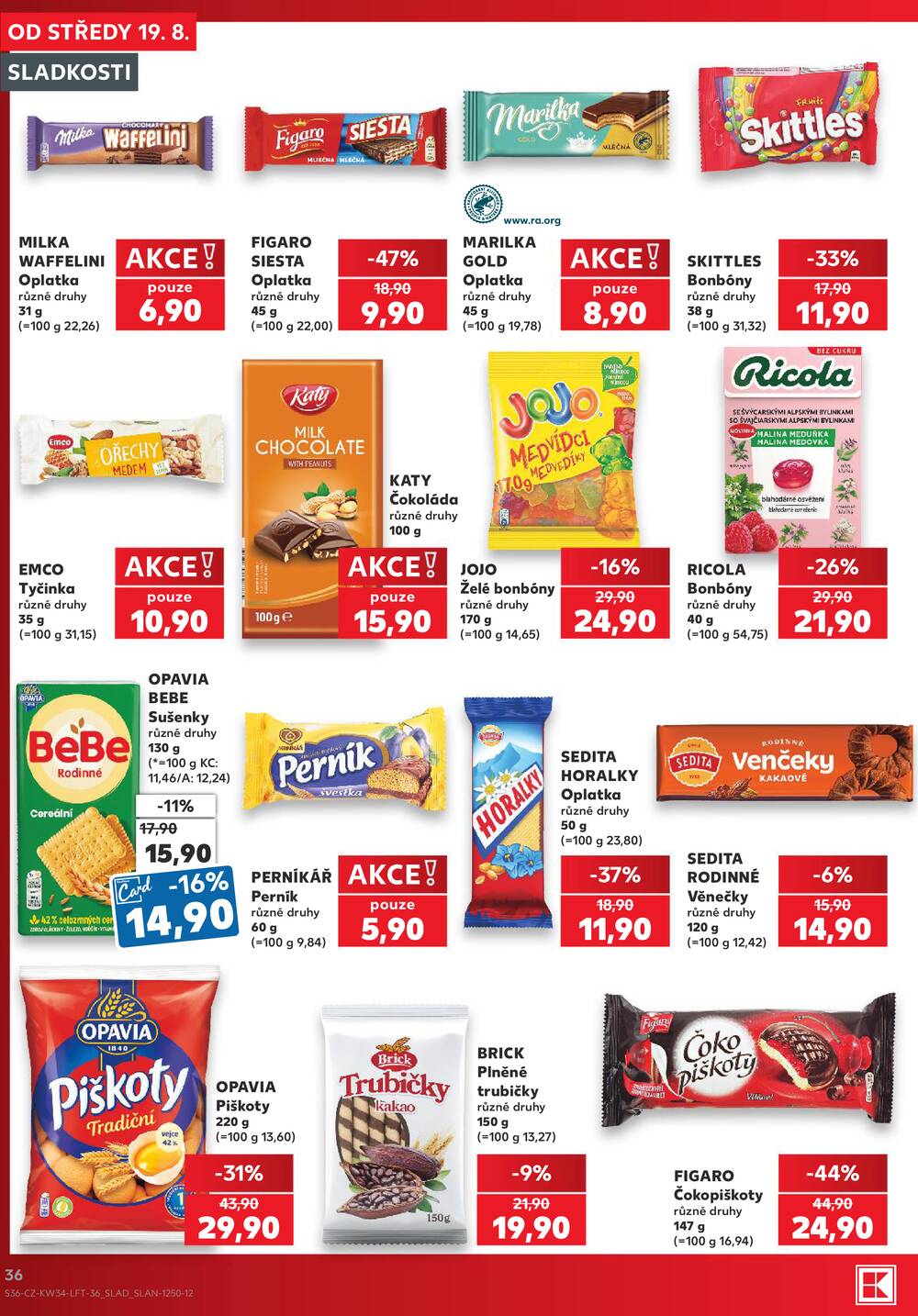 Kaufland 19.8. - 25.8. - Kaufland - Lanškroun