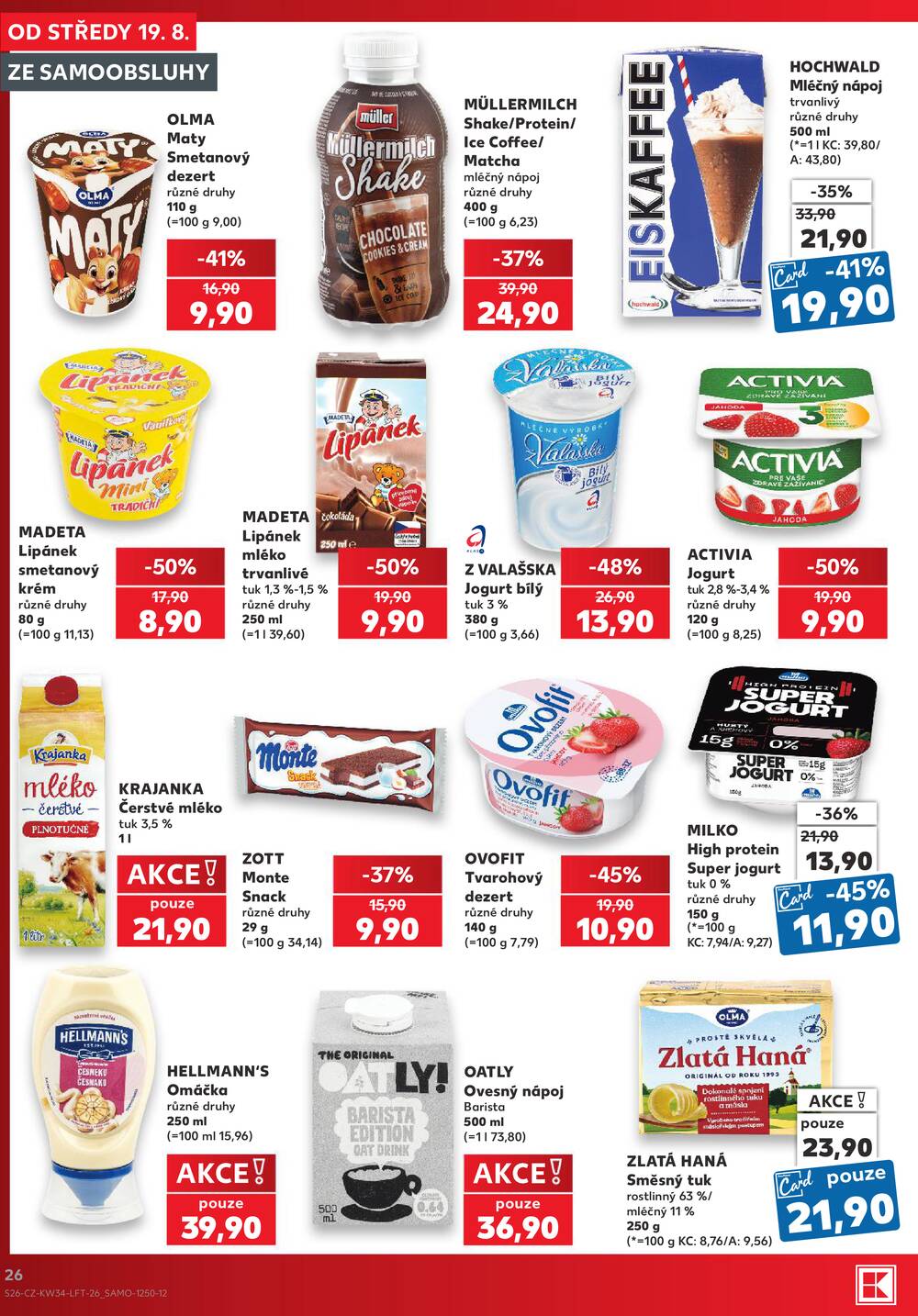 Kaufland 19.8. - 25.8. - Kaufland - Vrchlabí
