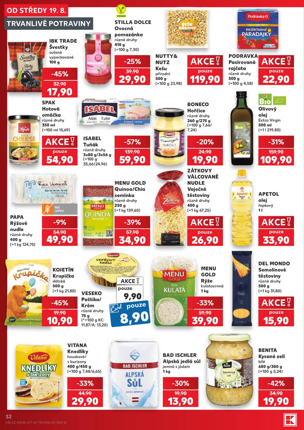 Kaufland 19.8. - 25.8. - Kaufland - Vrchlabí