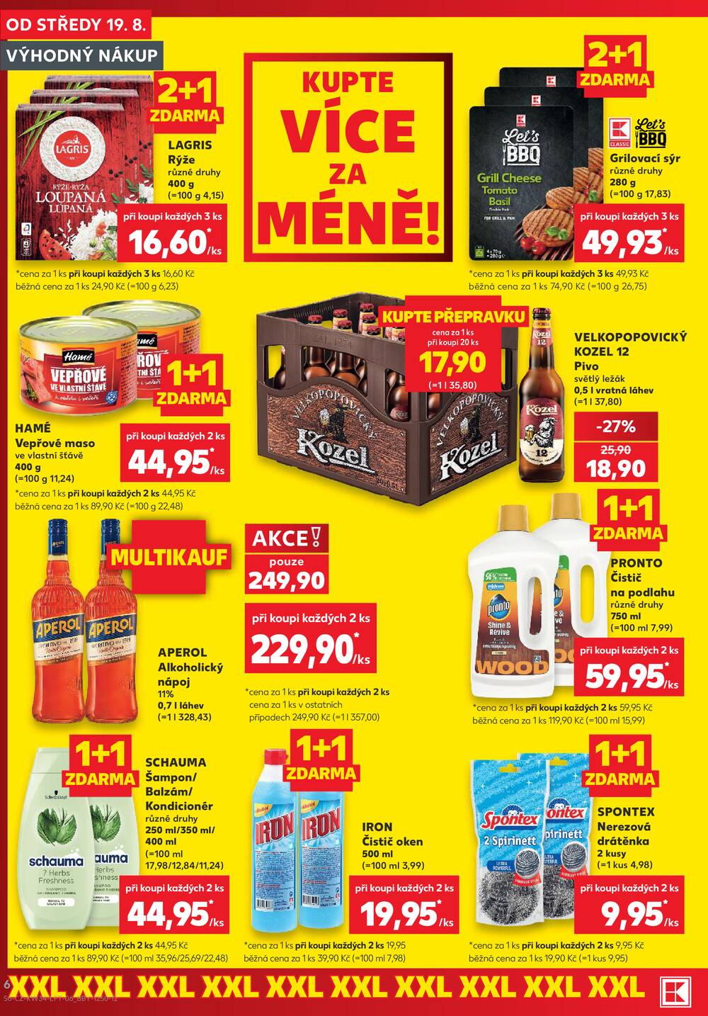 Kaufland 19.8. - 25.8. - Kaufland - Šternberk