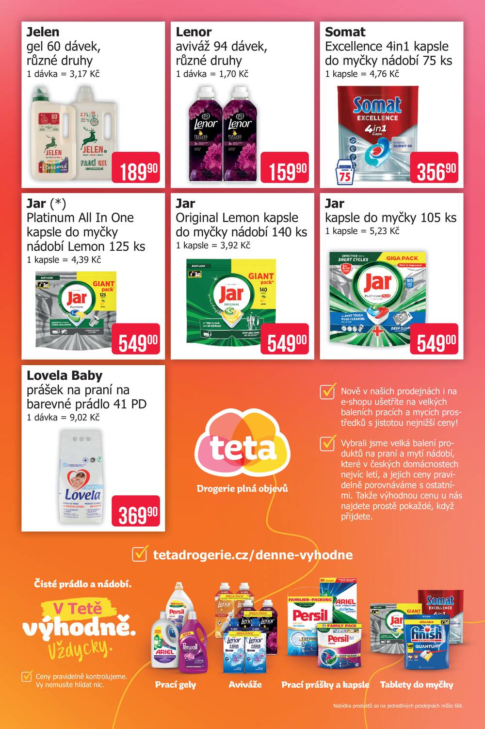 Teta drogerie  od 15.8. do 21.8.2026
