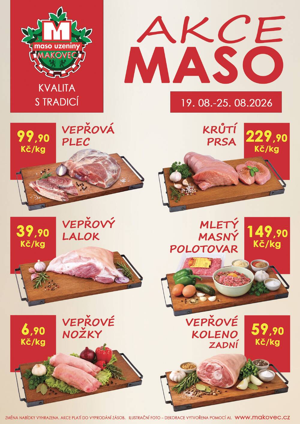 Leták MAKOVEC a.s. – maso uzeniny - Makovec 4.skupina od 19.8. do 25.8.2026 - strana 1 Leták MAKOVEC a.s. – maso uzeniny - Makovec 4.skupina od 19.8. do 25.8.2026 - strana 1