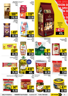 JIP Cash & Carry České Budějovice, Most, Náchod, Polička, Sušice a Svoboda nad Úpou od 19.8. do 25.8.2026