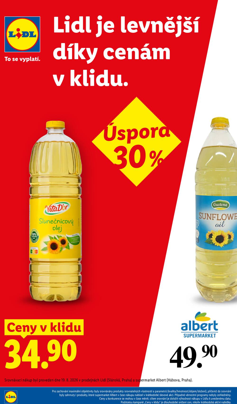 Lidl Čtvrtek od 27.8. do 30.8.2026