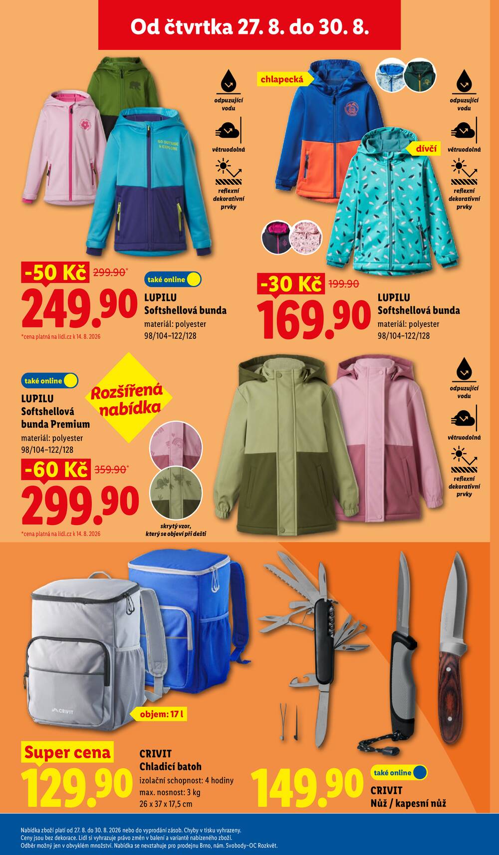 Lidl Čtvrtek od 27.8. do 30.8.2026