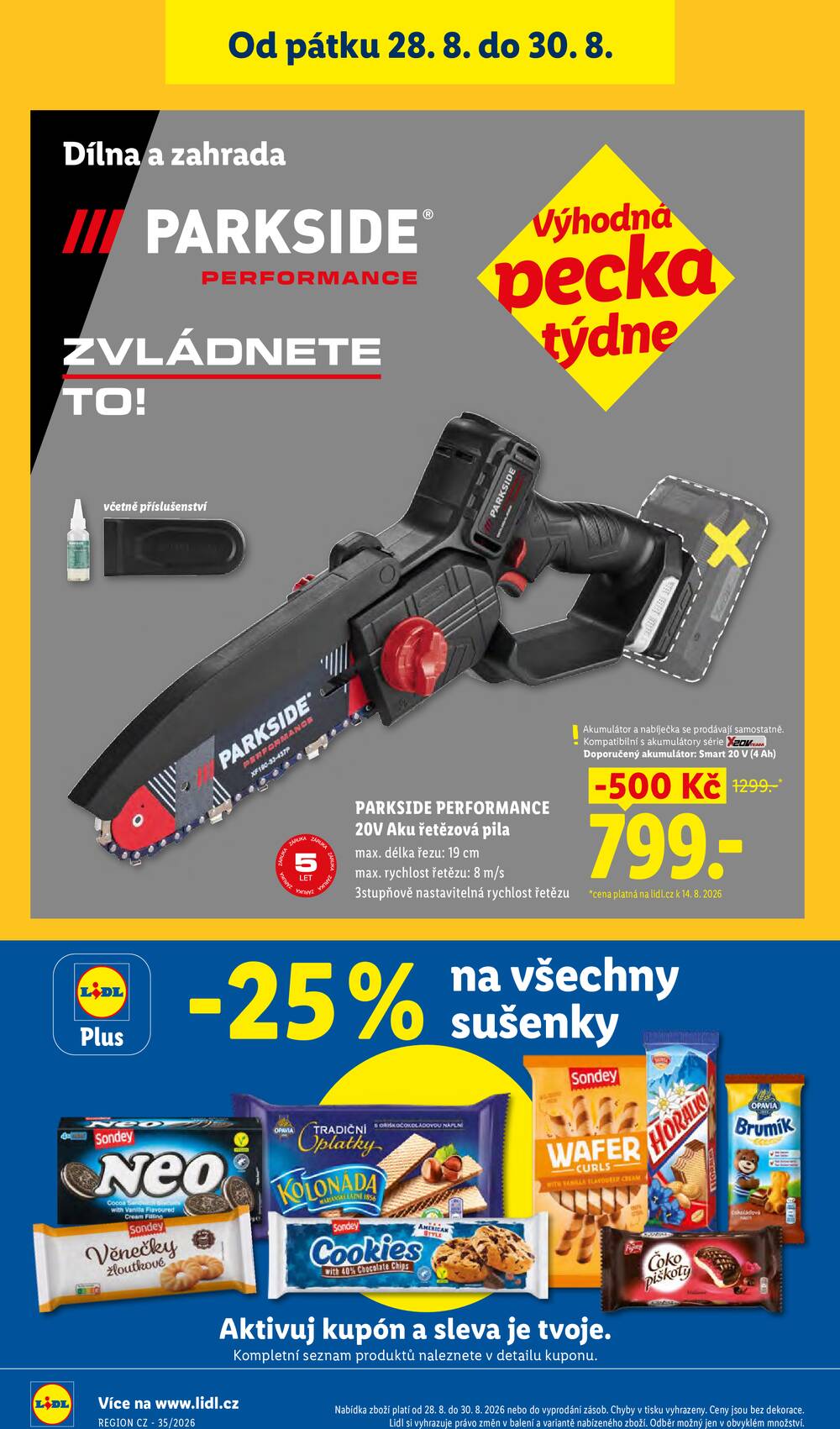 Lidl Čtvrtek od 27.8. do 30.8.2026