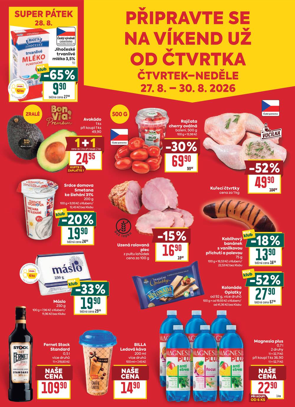Leták BILLA - BILLA malý leták od 26.8. do 1.9.2026 - strana 7 Leták BILLA - BILLA malý leták od 26.8. do 1.9.2026 - strana 7