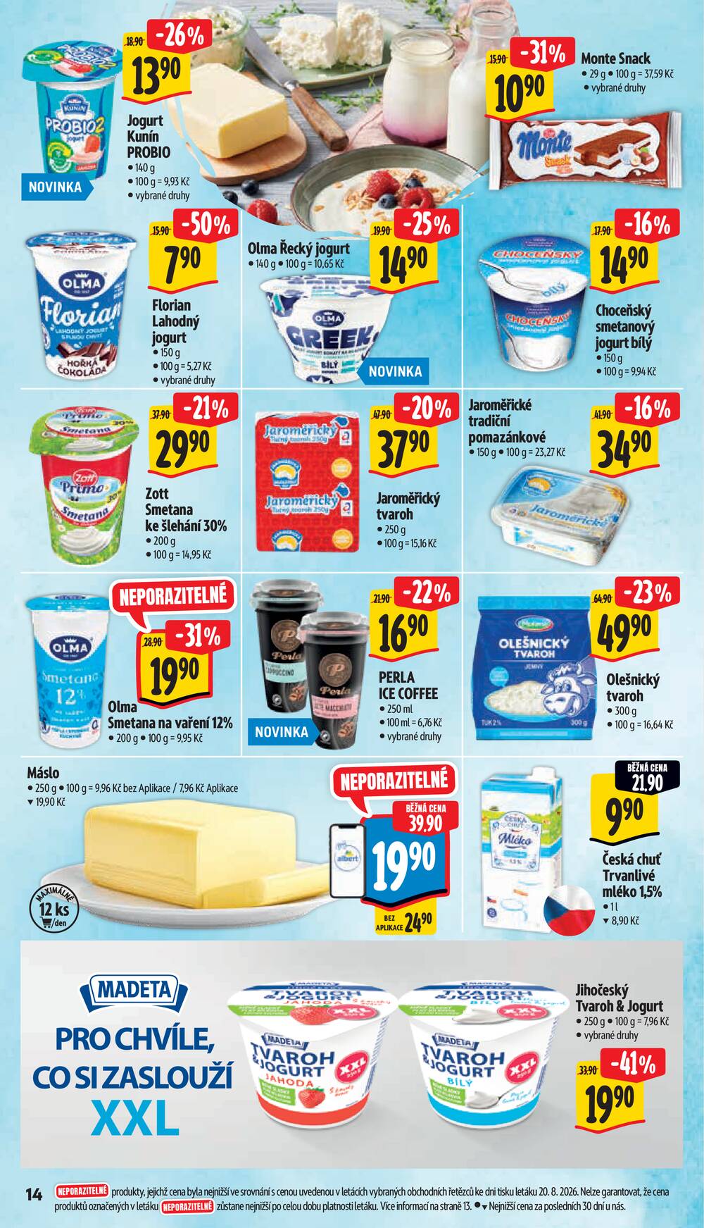 Albert Supermarket Jihomoravský od 26.8. do 1.9.2026