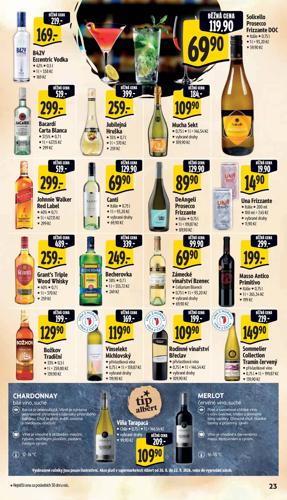 Albert Supermarket Jihomoravský od 26.8. do 1.9.2026