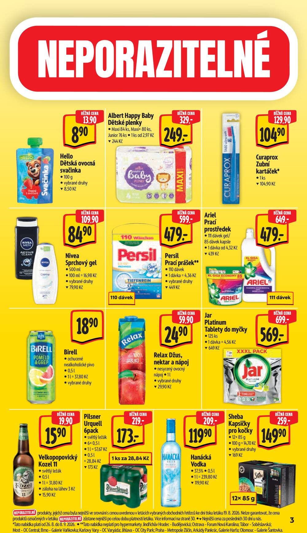 Albert  Hypermarket od 26.8. do 1.9.2026