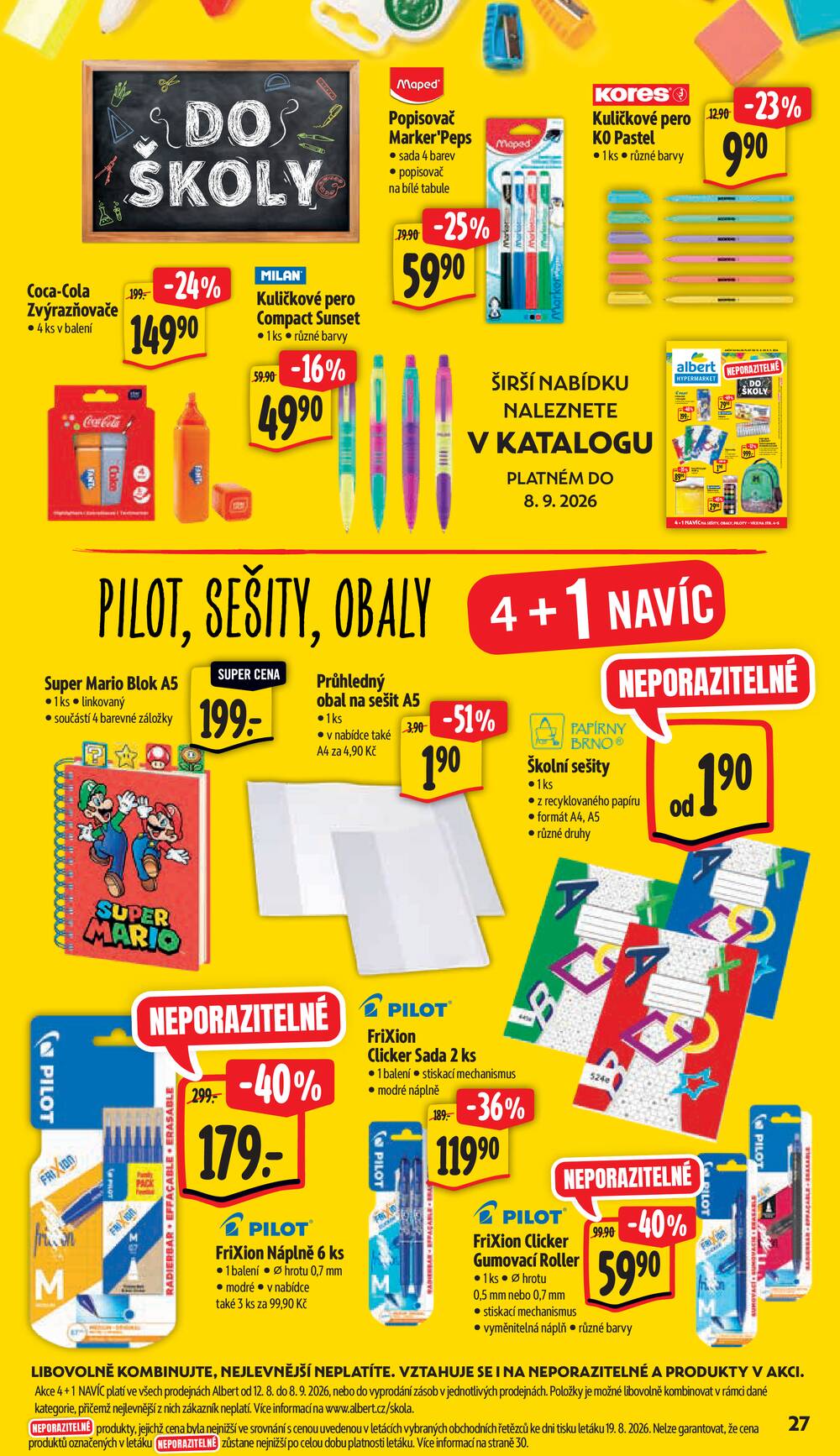 Albert  Hypermarket od 26.8. do 1.9.2026