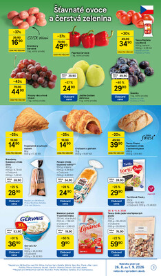 Tesco supermarkety od 26.8. do 1.9.2026