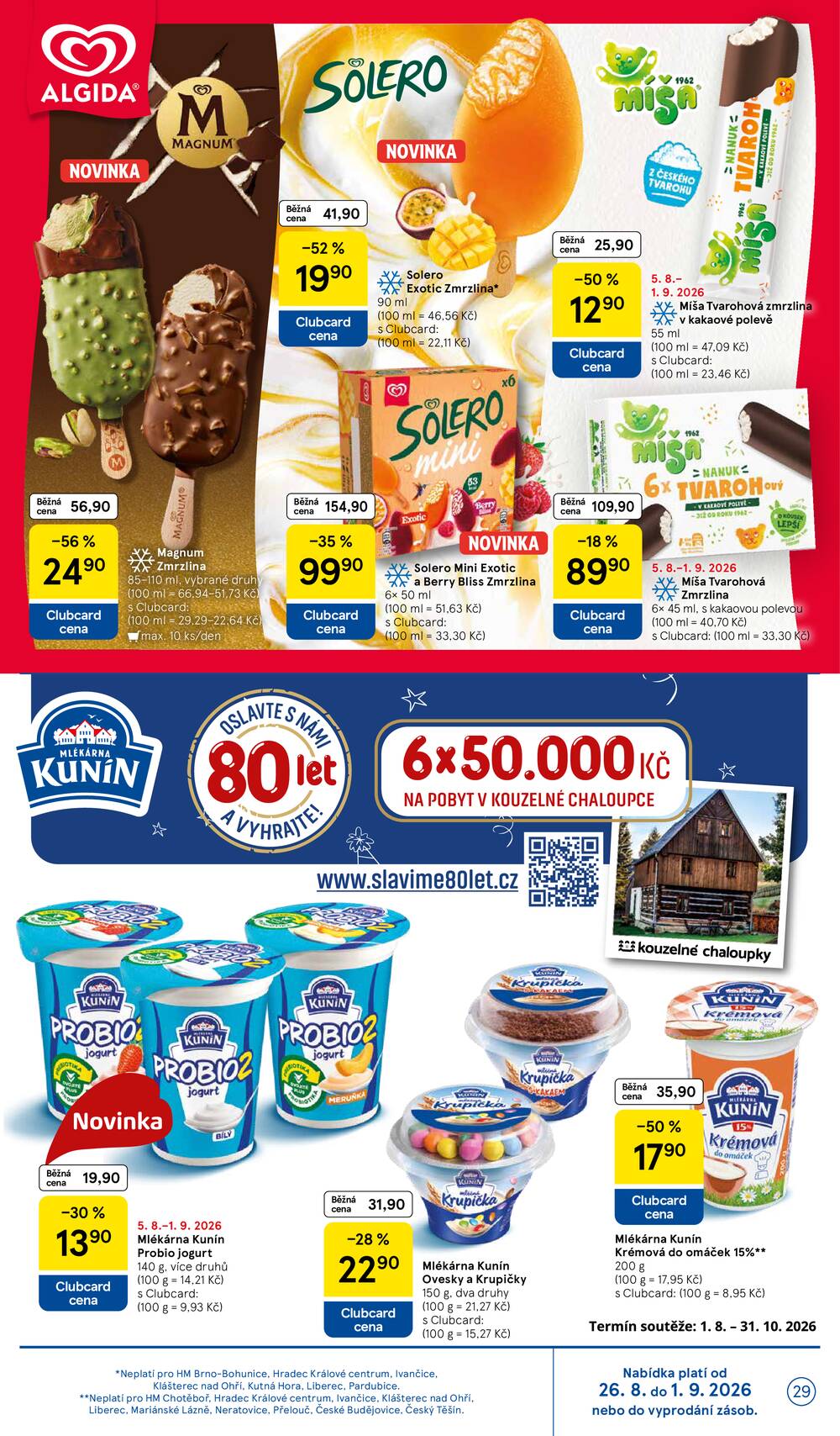 Leták Tesco - Tesco hypermarkety od 26.8. do 1.9.2026 - strana 29 Leták Tesco - Tesco hypermarkety od 26.8. do 1.9.2026 - strana 29