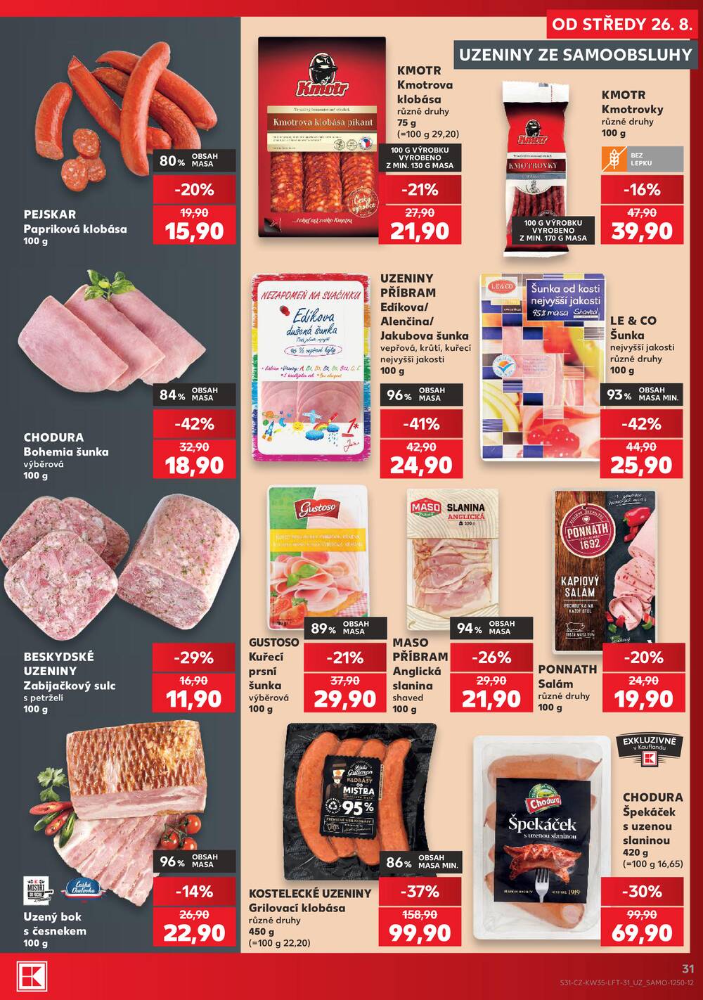 Kaufland 26.8. - 1.9. - Kaufland - Prachatice