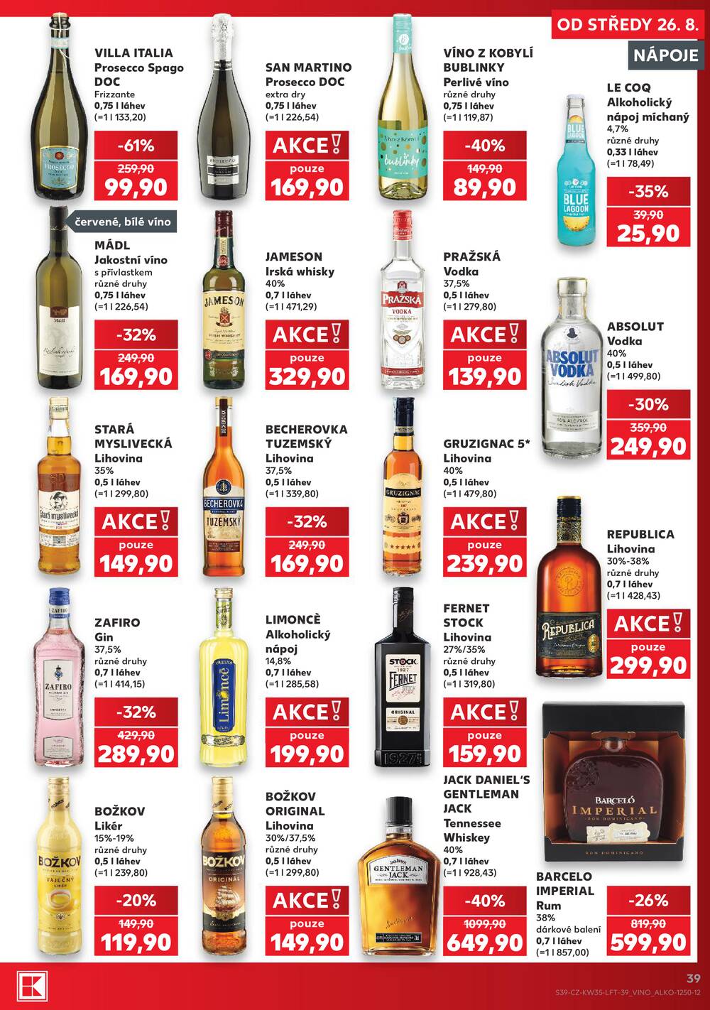 Leták Kaufland - Kaufland 26.8. - 1.9. - Kaufland - Louny - strana 39 Leták Kaufland - Kaufland 26.8. - 1.9. - Kaufland - Louny - strana 39