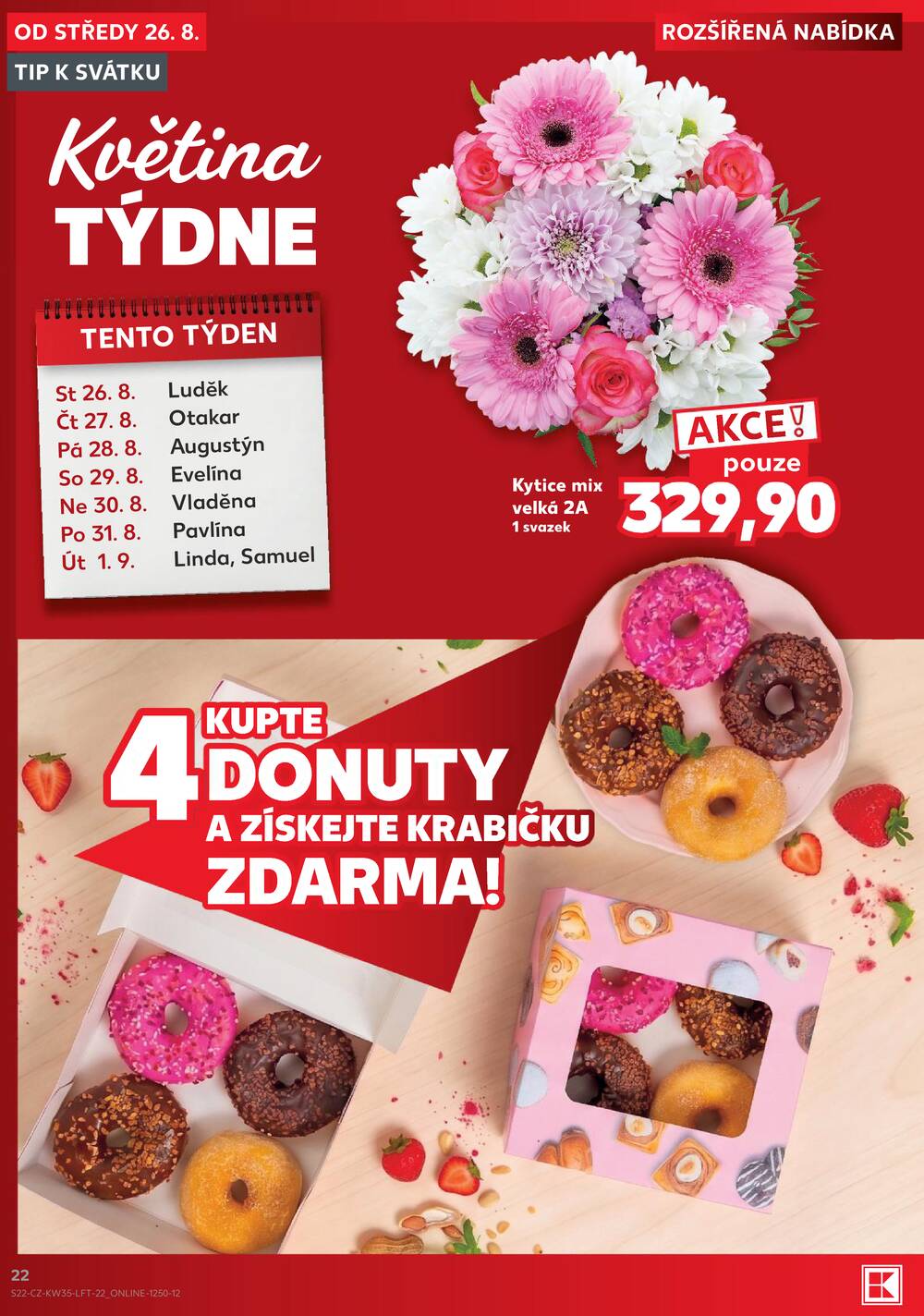 Leták Kaufland - Kaufland 26.8. - 1.9. - Kaufland - Třeboň - strana 22