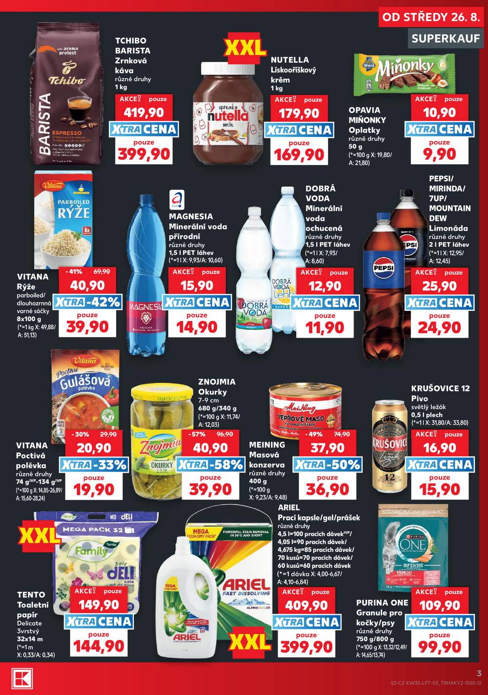 Kaufland 26.8. - 1.9. - Kaufland - Praha - Horní Měcholupy