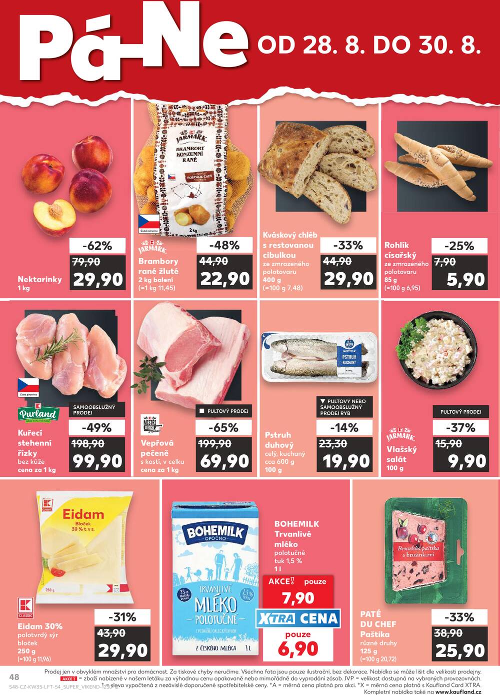 Leták Kaufland - Kaufland 26.8. - 1.9. - Kaufland - Praha 3 (Jarov) - strana 48