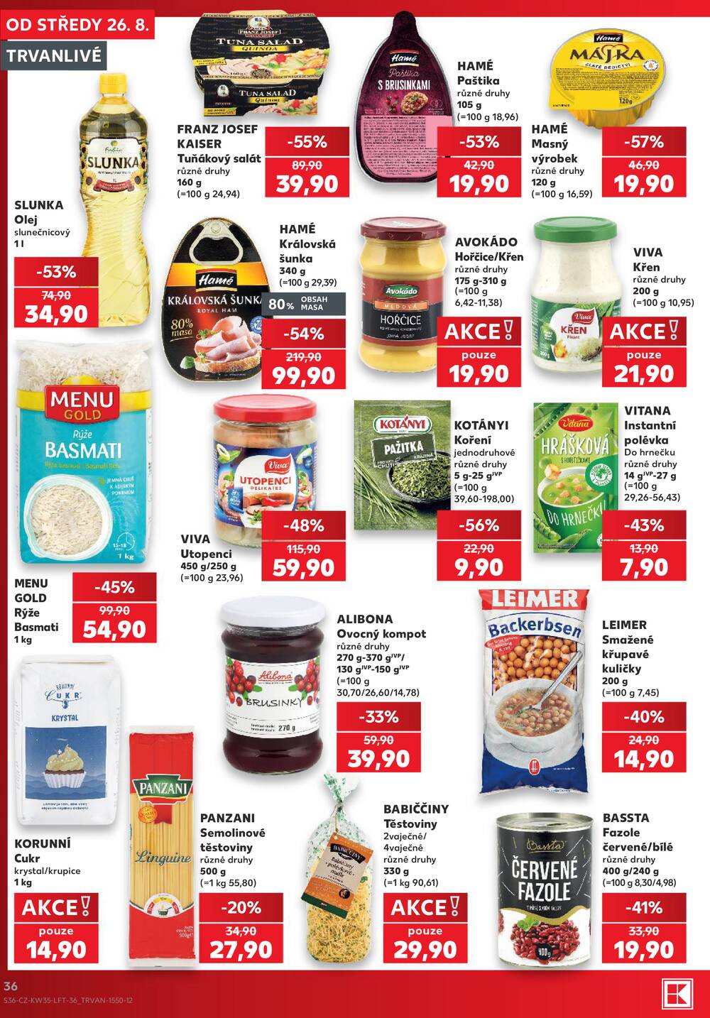 Kaufland 26.8. - 1.9. - Kaufland Praha Čestlice