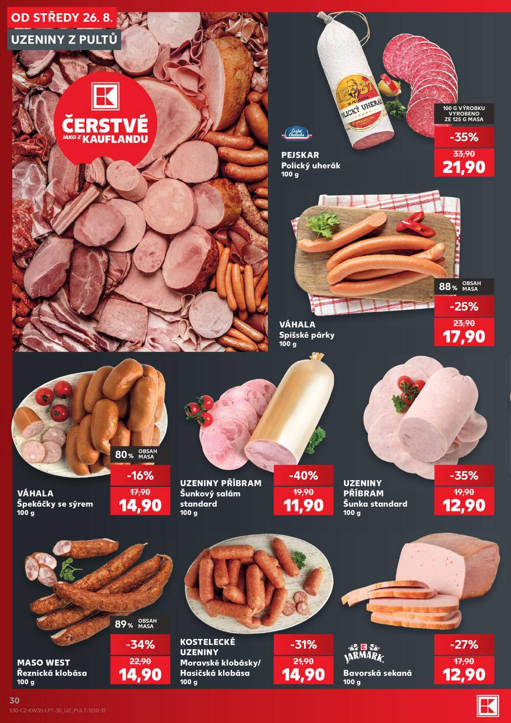 Kaufland 26.8. - 1.9. - Kaufland - Veselí nad Lužnicí - Budějovická