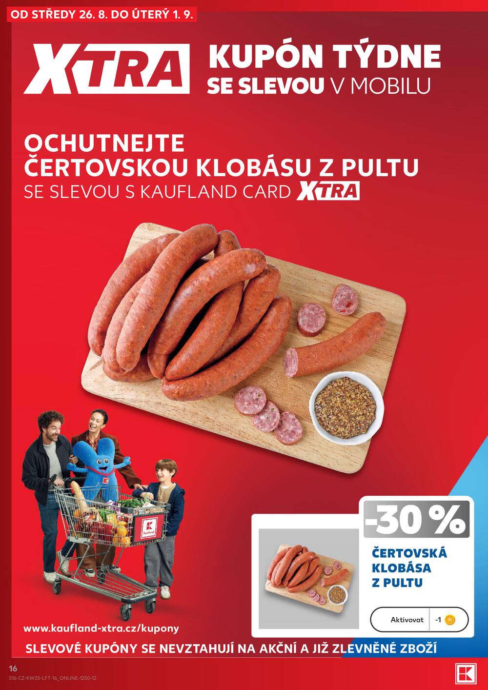 Leták Kaufland - Kaufland 26.8. - 1.9. - Kaufland - Děčín - strana 16