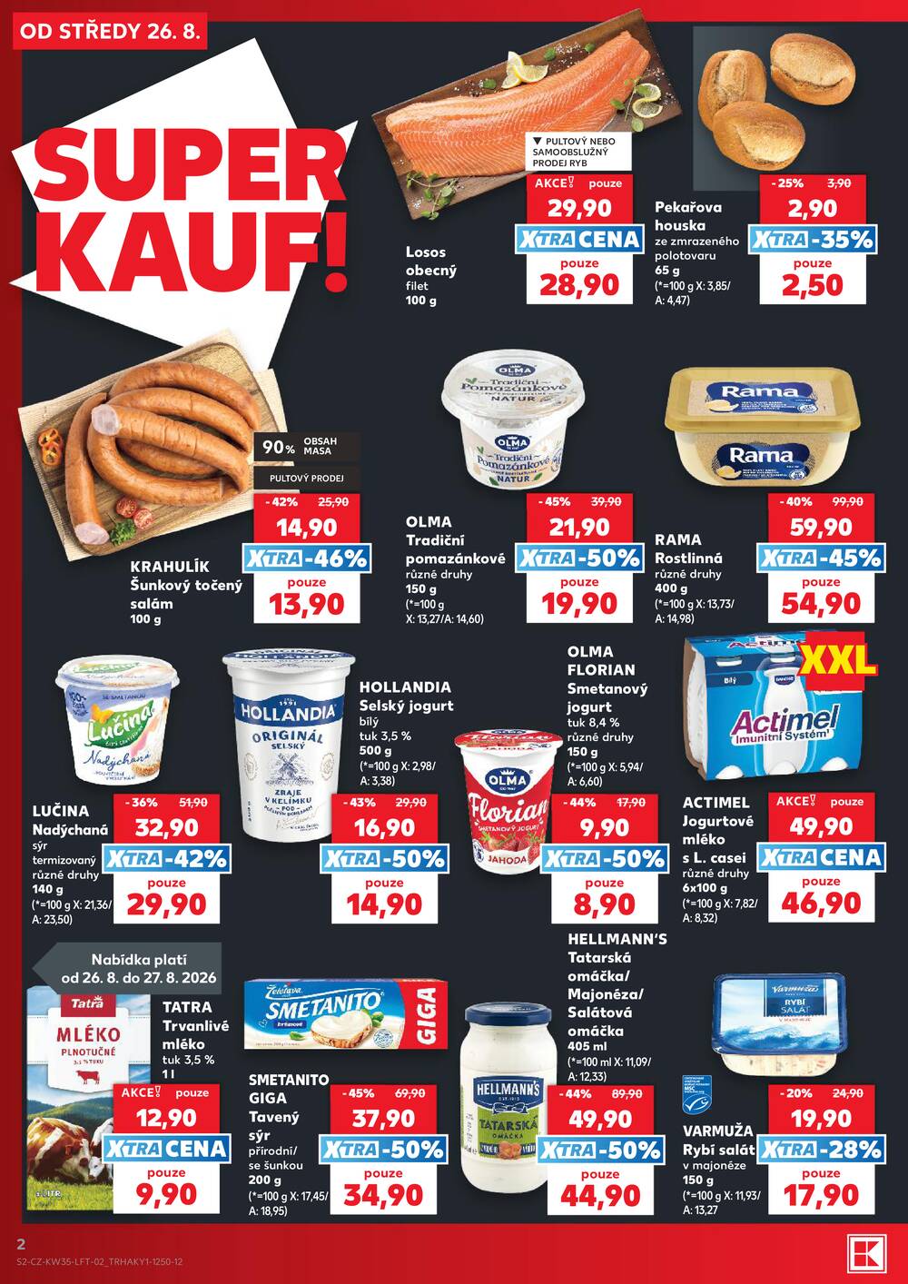 Leták Kaufland - Kaufland 26.8. - 1.9. - Kaufland - Mladá Boleslav - strana 2