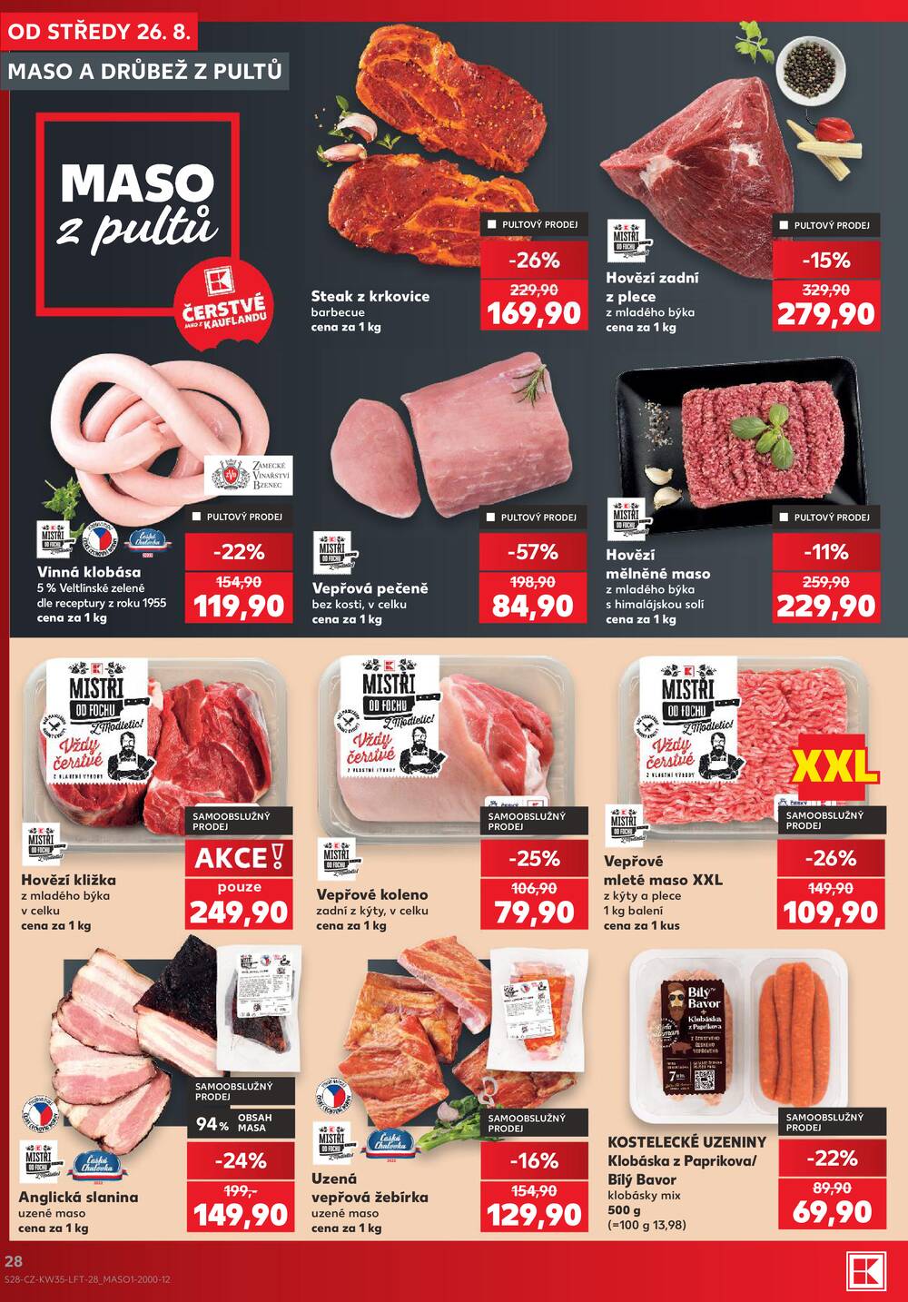 Kaufland 26.8. - 1.9. - Kaufland - Třebíč Horka-Domky