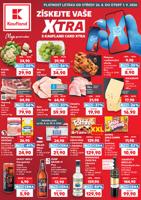 Leták Kaufland 26.8. - 1.9. - Kaufland - Bohumín