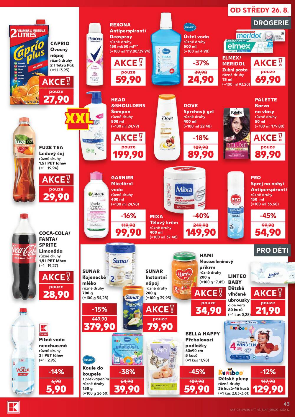 Kaufland 26.8. - 1.9. - Kaufland - Žďár nad Sázavou