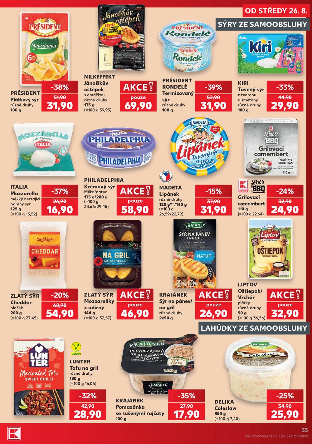 Kaufland 26.8. - 1.9. - Kaufland - Pelhřimov