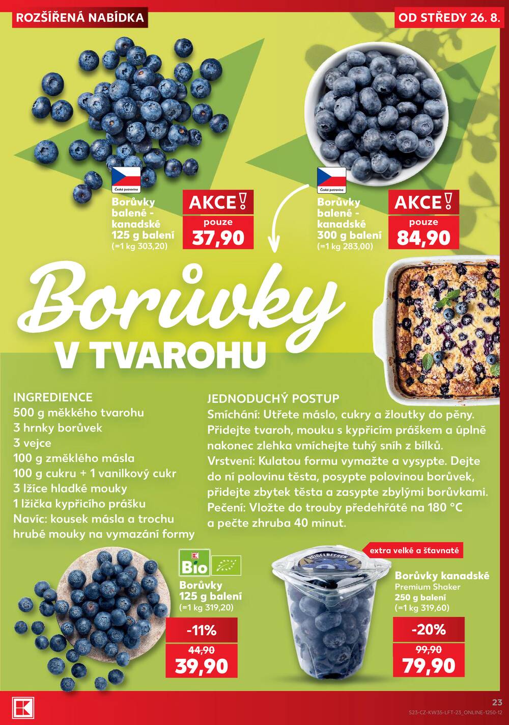 Kaufland 26.8. - 1.9. - Kaufland - Praha 8 (Malý Klín)