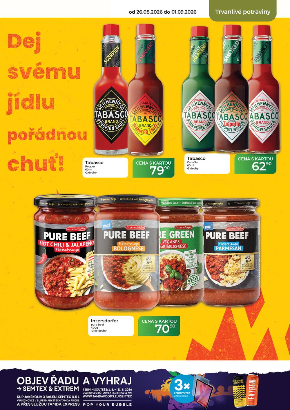 Tamda Foods od 26.8. do 1.9.2026