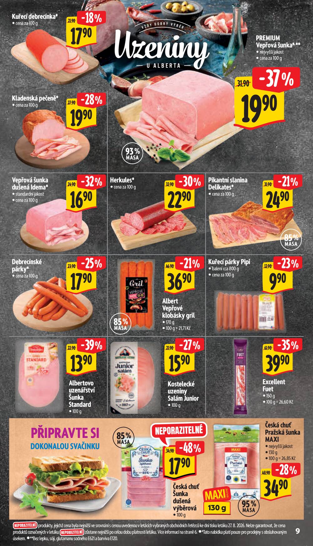 Albert Supermarket od 2.9. do 8.9.2026