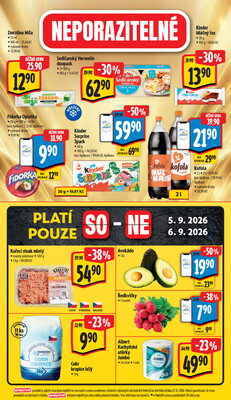 Albert Supermarket od 2.9. do 8.9.2026