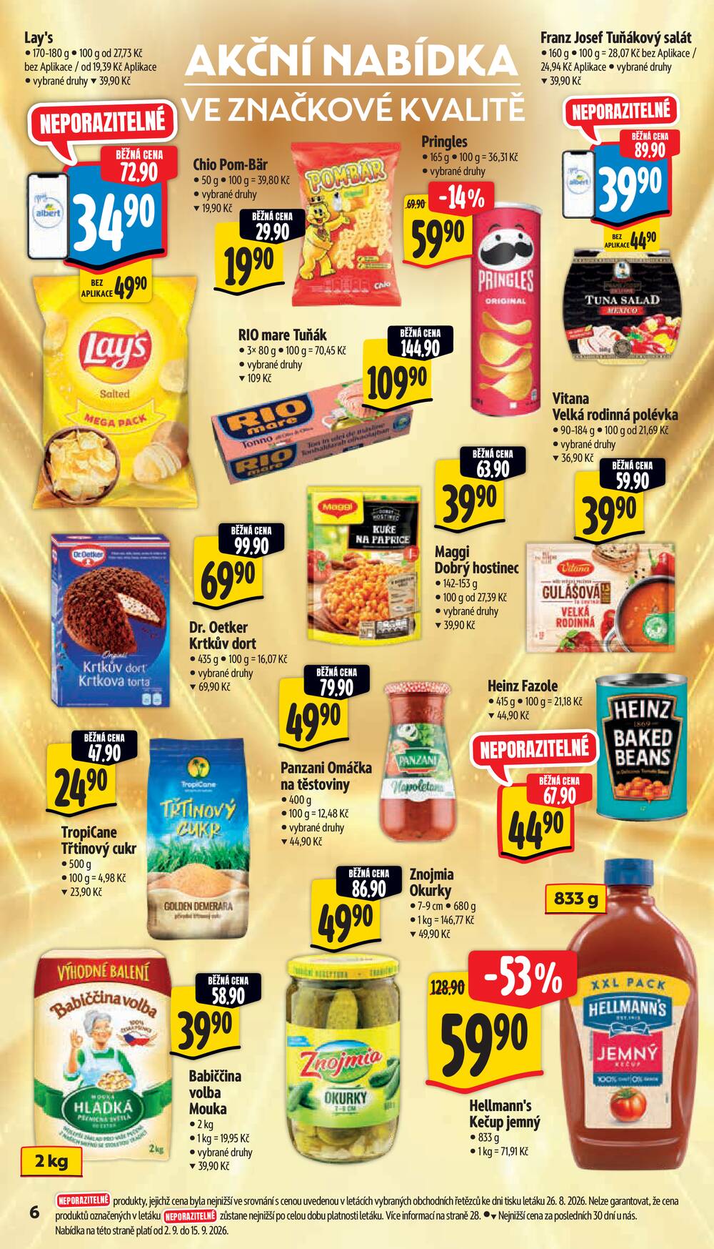 Albert  Hypermarket od 2.9. do 8.9.2026