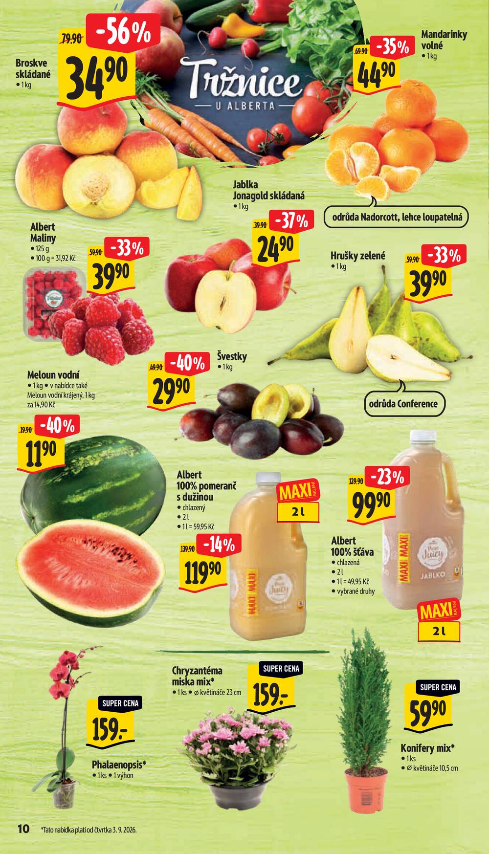Albert  Hypermarket od 2.9. do 8.9.2026