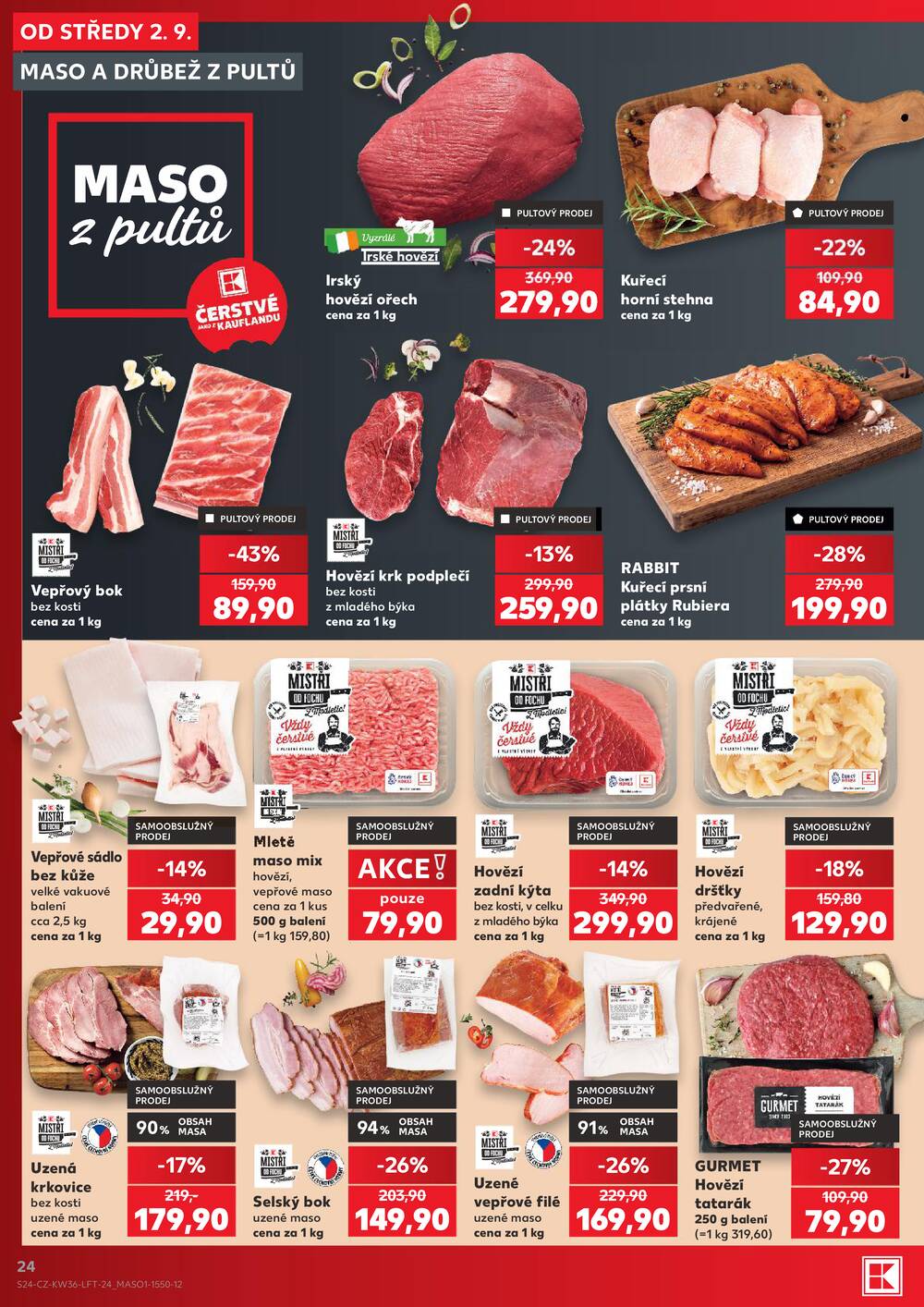 Kaufland 2.9. - 8.9. - Kaufland - Praha 3 (Jarov)