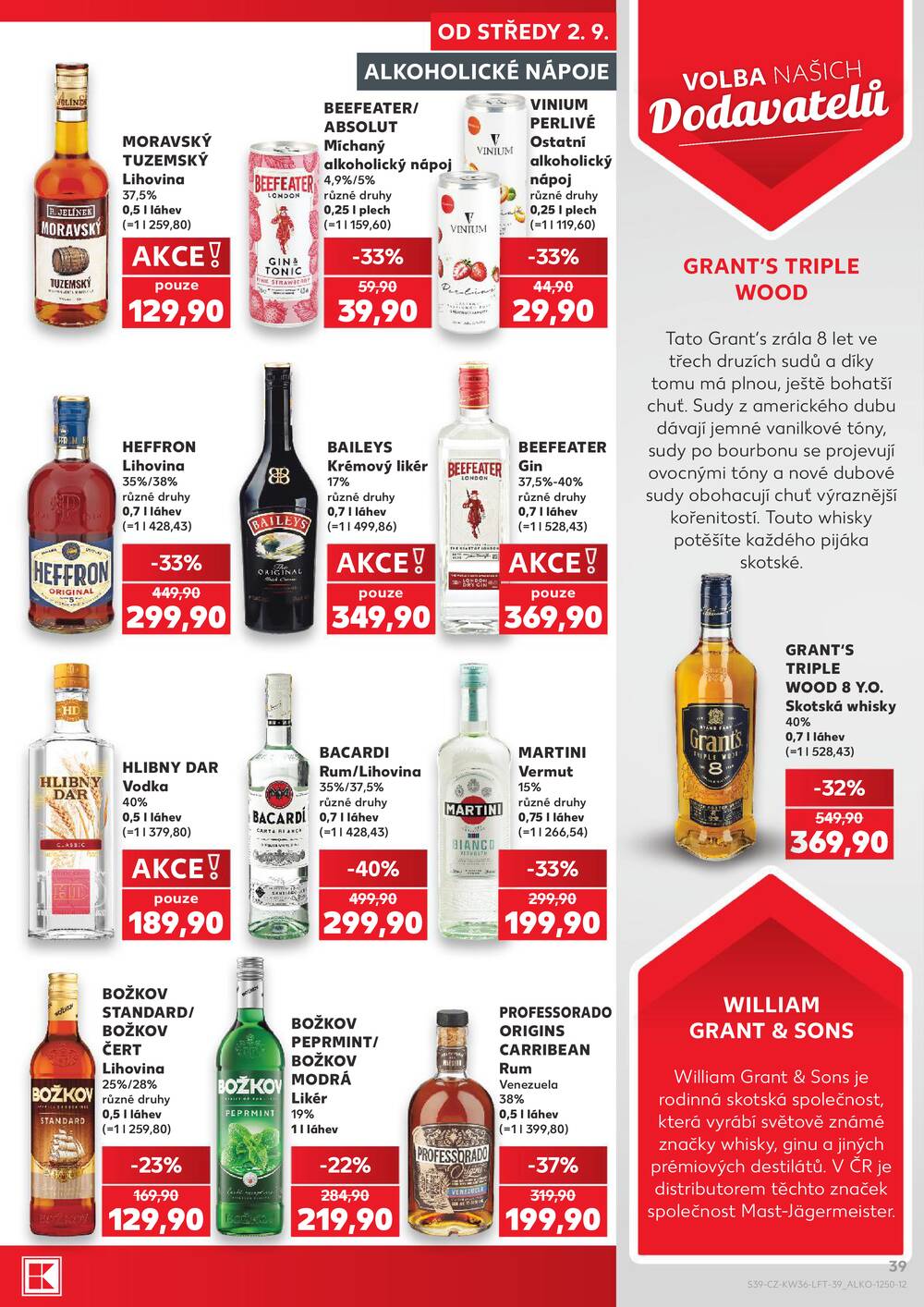 Kaufland 2.9. - 8.9. - Kaufland - Praha 3 (Jarov)