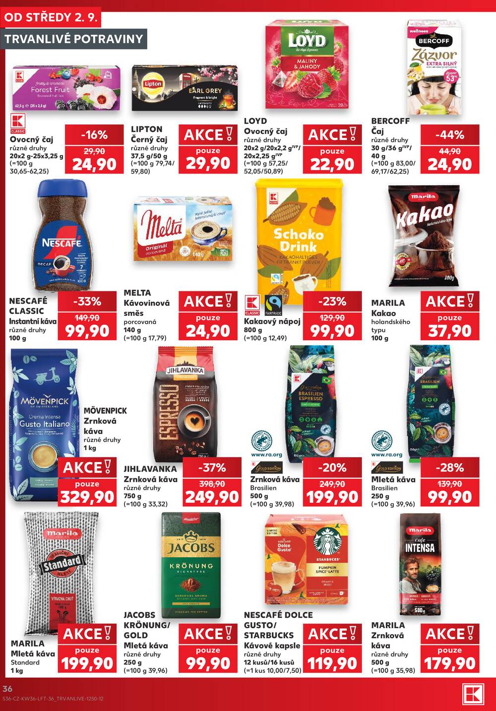 Kaufland 2.9. - 8.9. - Kaufland - Praha 12 (Modřany)