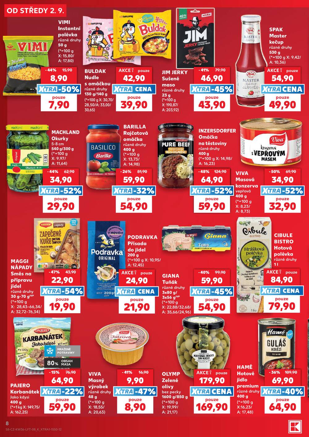Kaufland 2.9. - 8.9. - Kaufland Turnov Sobotecká