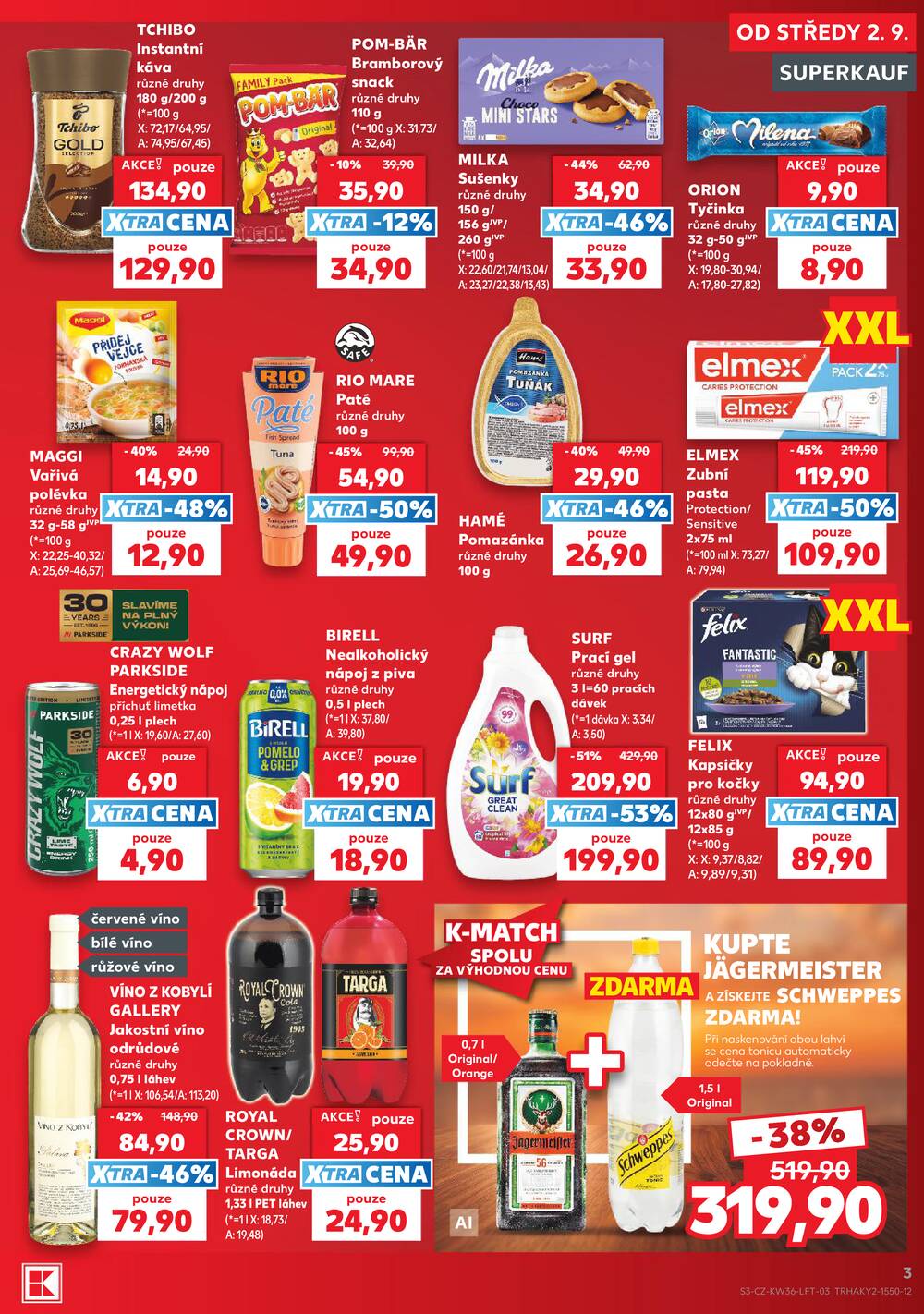 Kaufland 2.9. - 8.9. - Kaufland - Jindřichův Hradec