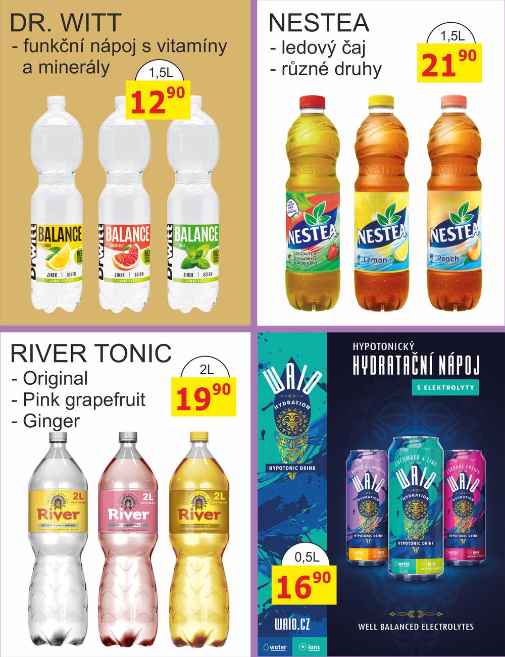 BENE Nápoje od 1.9. do 30.9.2026