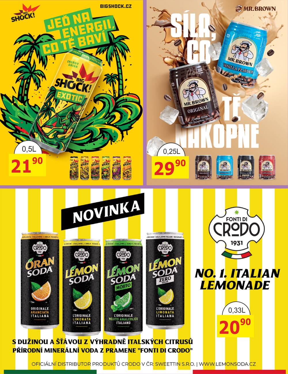 BENE Nápoje od 1.9. do 30.9.2026